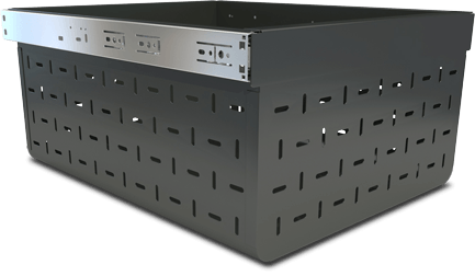 Tanova Ventilated Drawer coal colour