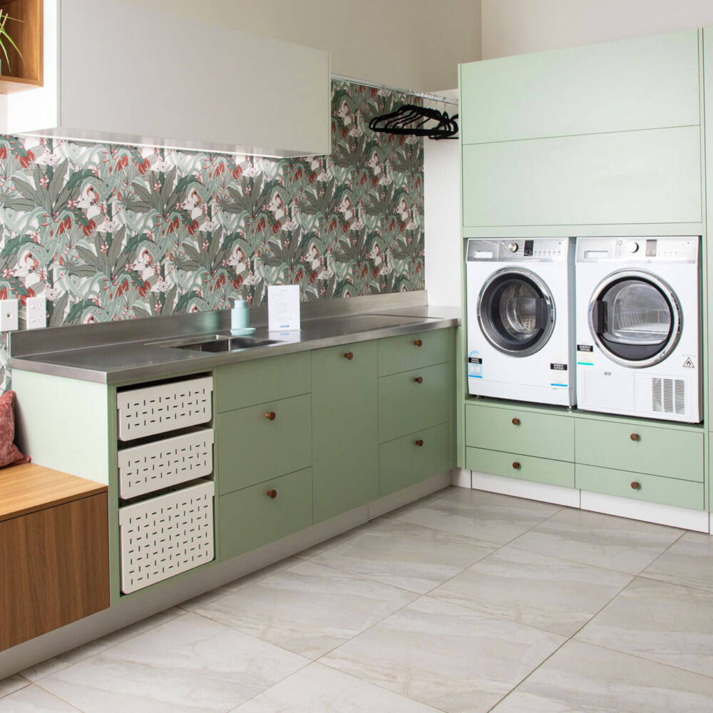 Tanova ventilated drawers in a Laundry