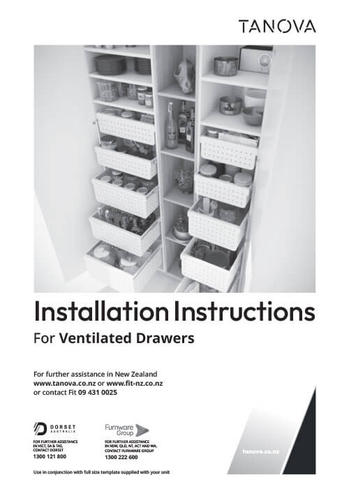 Tanova Ventilated Drawers Installation 2026